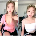 Sensual Asian Webcam Streamer: High Heels, Cleavage & Long Legs Showcase in Live Broadcast