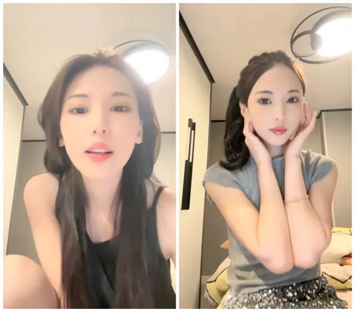 Popular Beauty Streamer Returns to the Scene: A Copy of Liu Yan’s Look, Beautiful Like Blooming Flowers, Webcam Live Broadcast
