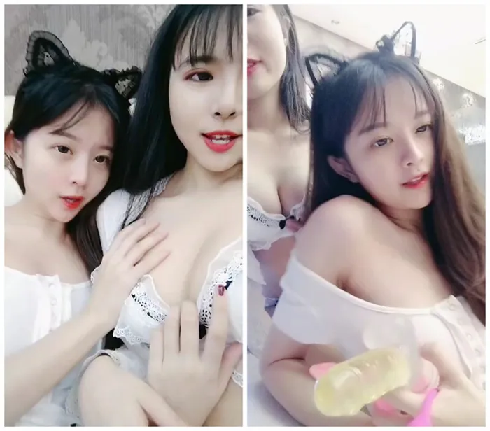 Attractive Asian Sisters Webcam: High-Quality Legs, Red String Tops, Intense Chest Play
