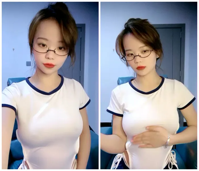 Super Hot Beauty Cam Girl: White Leggings Twirl Waist, Grab and Lick Big Dick, Ride Position Deep Insertion