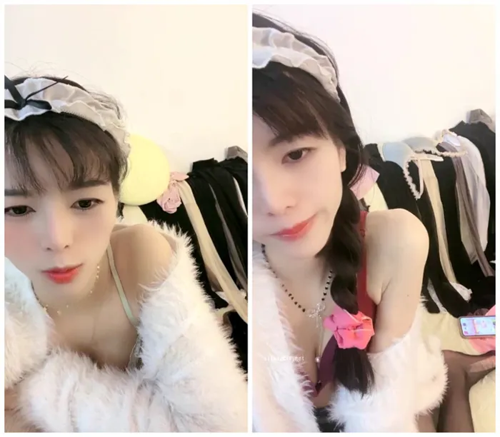 Pure Beauty Goddess Green Broadcast Live Stream [Shy Shy] Black Bull Jumps Over Egg Self Masturbation Session