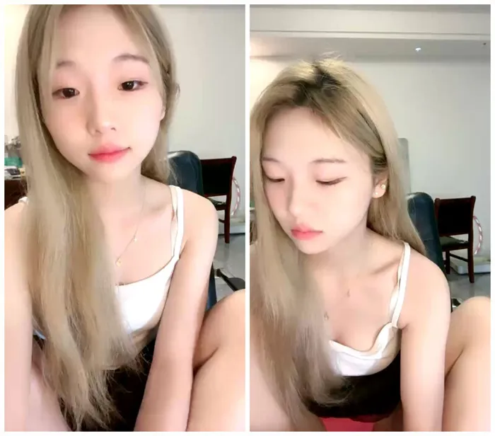 9/10 Beautiful Blonde Beauty! CUTE Live Webcam Self-Pleasure, Riding Chair Anal!