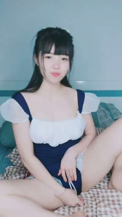 Chinese Solo Masturbation — Busty Asian Beauty in Lingerie