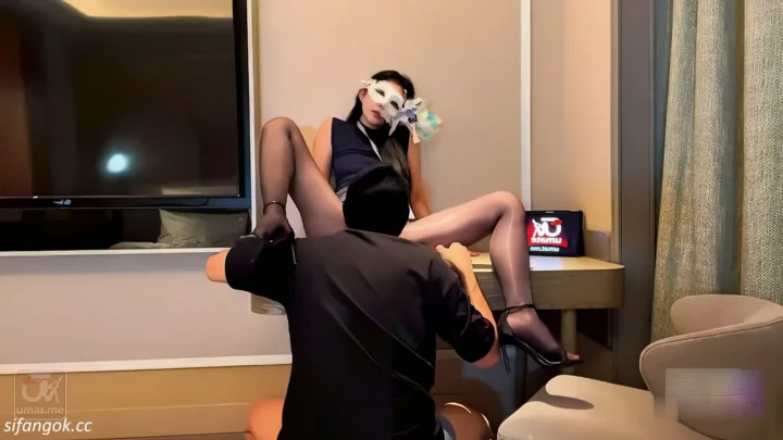 Japanese Lesbian Anal with Toys — Dildo Penetration and Facial