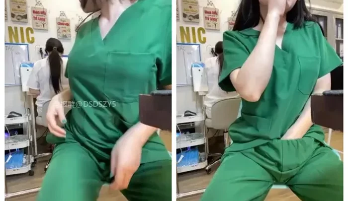 Chinese Livestream Doctor POV — Toy Play in Clinic with Face Shown