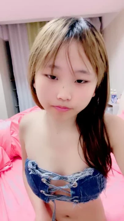 Screenshot 4 from Amateur Chinese Slut Fingered Wet in Blue Lingerie — POV Home Video