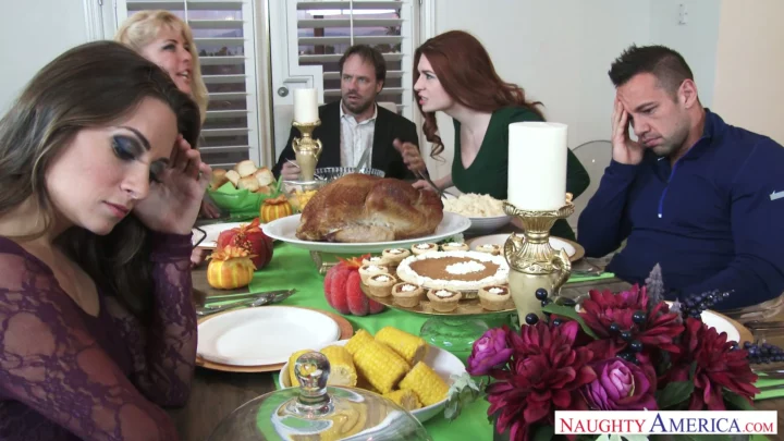 Screenshot 3 from Amateur Group Sex Uncensored — Multi-Ethnic Threesome with Latina and Redhead