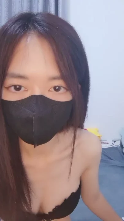 Screenshot 12 from Masturbasi Amatir Jepang — Cantik Bertopeng Ngentot Sendiri Pakai Lingerie