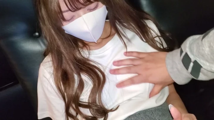 Screenshot 2 from Amateur Japanese POV Creampie — Yuxin Takes Hard Action on Leather Couch