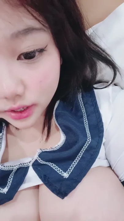 Screenshot 2 from Amateur POV Creampie — Big-Tits Schoolgirl Uniform with Face Shown