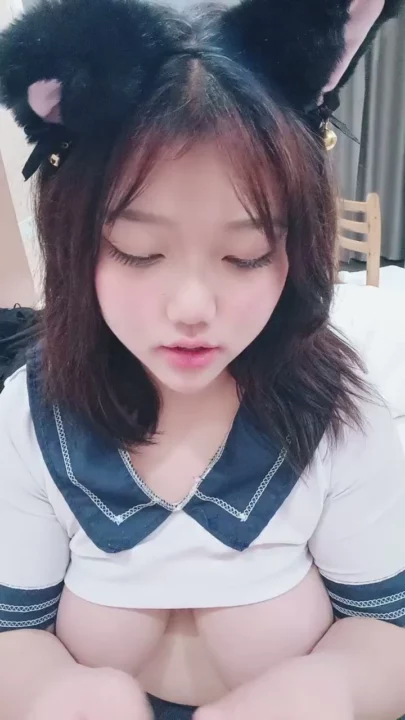 Screenshot 5 from Amateur POV Creampie — Big-Tits Schoolgirl Uniform with Face Shown