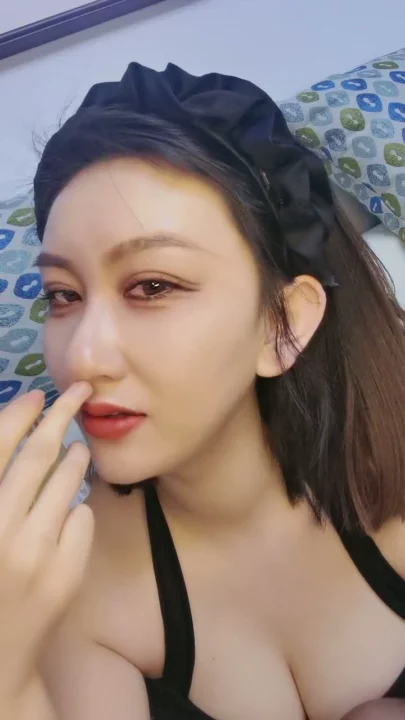 Screenshot 6 from Asian Big Tits Amateur Solo — Face-Shown Lingerie Tease with Bonnet