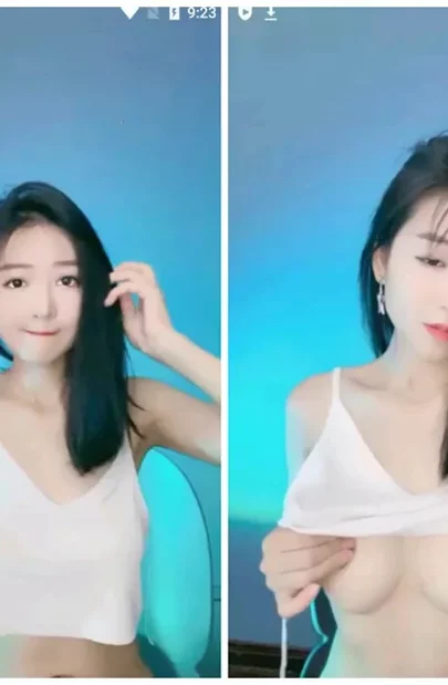 Screenshot 17 from Asian Face Shown Amateur Tease — Slim Beauty in White Camisole