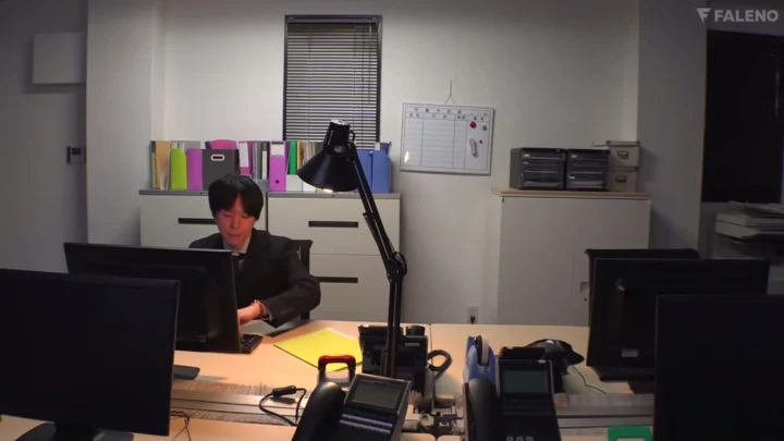 Screenshot 2 from Boss’s Black-Stockings Mistress — Secret Office Creampie Addiction