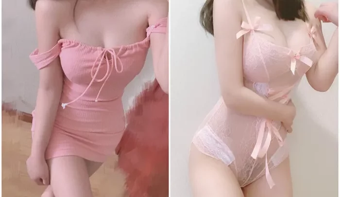 Chinese Amateur POV — Big Tits Lingerie and Mini Dress Tease