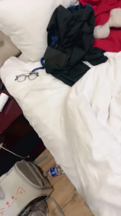 Screenshot 13 from Chinese Amateur POV Creampie — Big-Tits Doudou Moans in Lingerie and Stockings