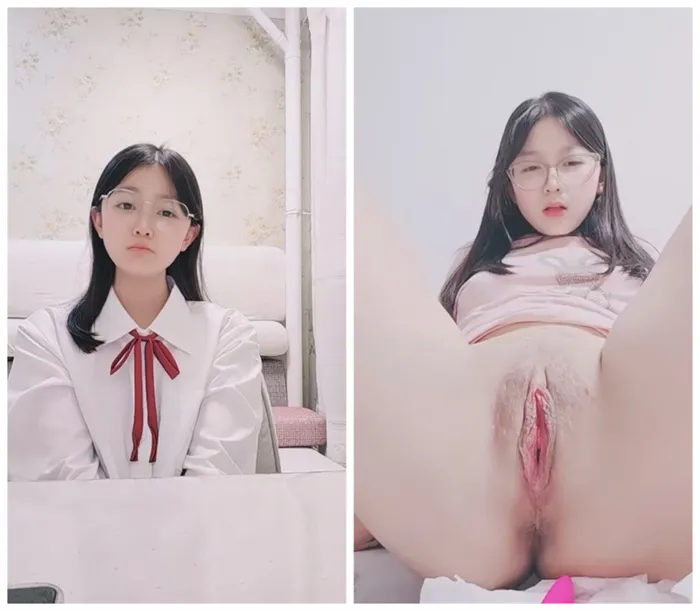 Chinesisches Amateur-POV — Brillenschlampe masturbiert mit Toy im Park