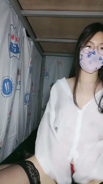 Screenshot 13 from Chinese Amateur POV Livestream — Solo Masturbation with Dildo and Stockings