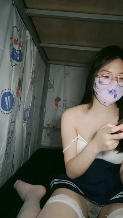 Screenshot 18 from Chinese Amateur POV Livestream — Solo Masturbation with Dildo and Stockings