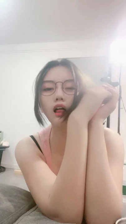 Screenshot 4 from Chinese Amateur POV Masturbation — Glasses Slut Rubs Wet Pussy in Lingerie