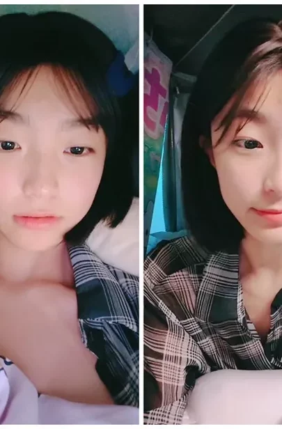 Screenshot 17 from Chinese Amateur POV Masturbation — Petite Beauty in School Uniform with Dildo