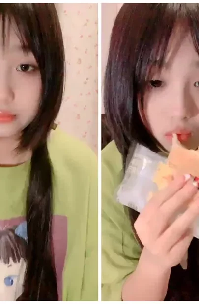 Screenshot 17 aus Chinesisches Amateur-POV Wichsvideo — Petite Mädchen mit Glastoy im Schlafzimmer