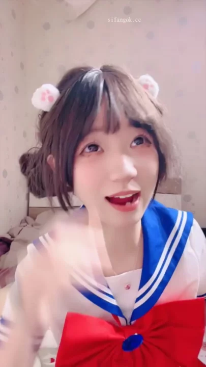 Screenshot 2 from Chinese Amateur POV Masturbation — Schoolgirl Uniform and Pink Dildo Self-Play