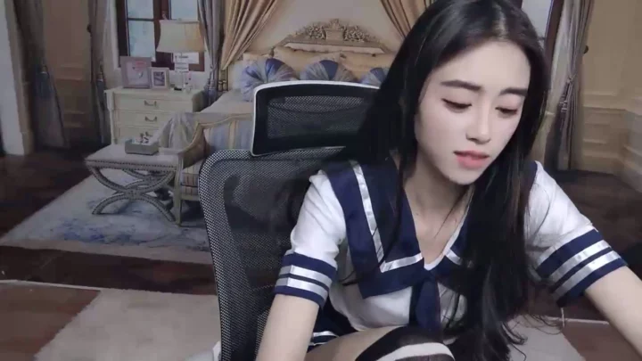Screenshot 13 from Chinese Amateur POV — Petite Beauty Squirting with Dildo in Lingerie