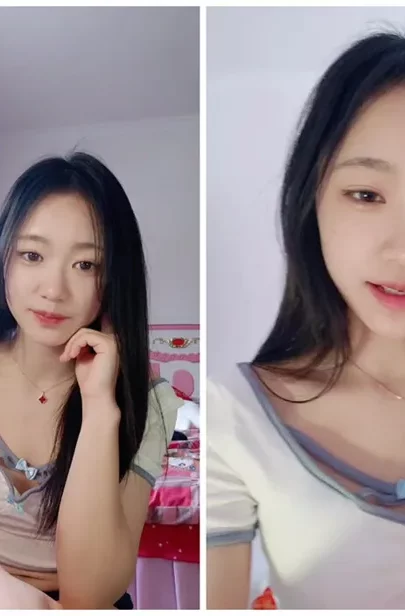 Screenshot 17 from Chinoise amateur en POV — Qianqian se fait sauter avec un gode blanc en lingerie
