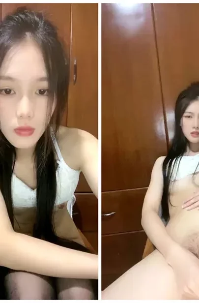 Screenshot 17 from Amatir China POV — Cantik Langsing Responsif Banget Pakai Lace Putih dan Stoking