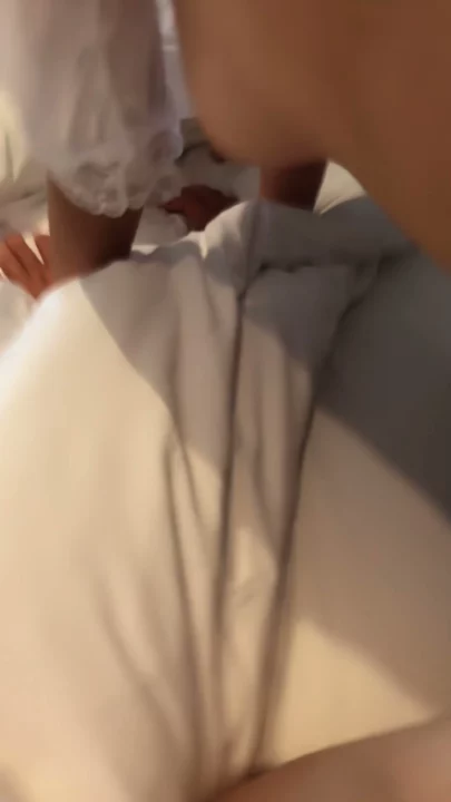Screenshot 4 from Chinese Amateur POV — Yumeng Blowjob and Anal in Leaked Bedroom Scene