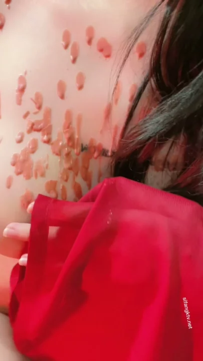 Screenshot 24 from Chinese Amateur Private Shoot — Xie Xiao’an Red Liquid Tease and Cumshot