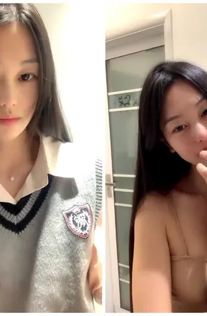 Screenshot 25 from Chinese Amateur Schoolgirl Uniform Showcase — Face Revealed Petite Beauty [Lulu]