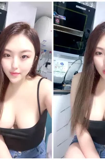 Screenshot 17 from 中国业余自拍手淫 — 厨房里用振动棒自拍大奶 [FC2-PPV-4374379]