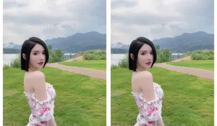 Screenshot 1 from 中国业余自慰视频 — 花裙小美女露脸自拍