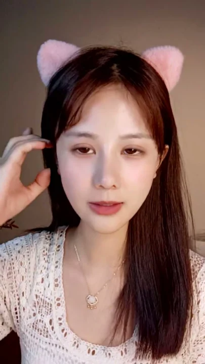 Screenshot 32 from Chinese Amateur Solo Masturbation — Petite Beauty with Cat Ears on Cam
