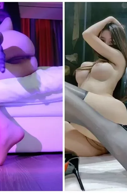 Screenshot 26 from Chinese Amateur Solo Masturbation — Petite Beauty with Stockings and Toys