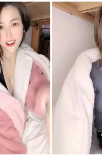 Screenshot 17 from Chinese Amateur Solo Masturbation — Shaved Pussy and Lingerie Tease in Bedroom