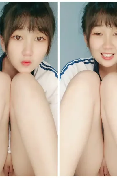 Screenshot 17 from Chinese Amateur Solo Masturbation — Shaved Pussy and School Uniform