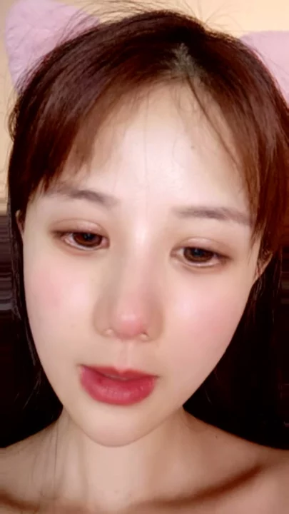 Screenshot 11 from Chinese Amateur Solo Masturbation — Shaved Pussy Self-Tease with Cat Ears