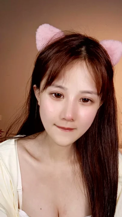 Screenshot 13 from Chinese Amateur Solo Masturbation — Shaved Pussy Self-Tease with Cat Ears