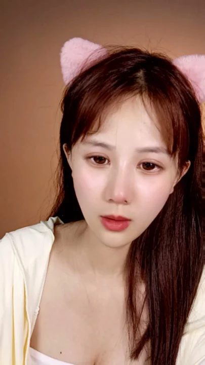 Screenshot 15 from Chinese Amateur Solo Masturbation — Shaved Pussy Self-Tease with Cat Ears