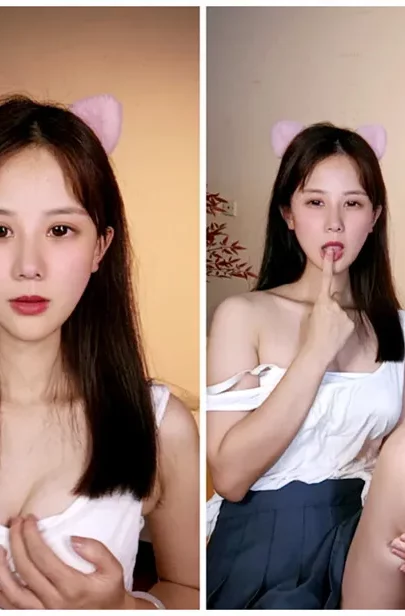 Screenshot 17 from Chica China Aficionada — Bella Pequeñita Se Masturba con Orejas de Gato, Rostro Mostrado