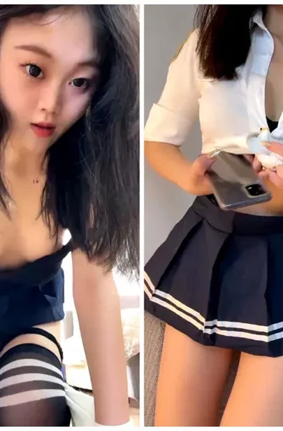 スクリーンショット 17 から 中国アマチュアオナニー — 女子校生からストライプソックス自慰まで
