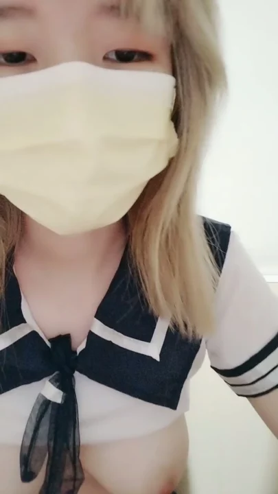 Screenshot 12 from Chinese Amateur Solo — Schoolgirl Uniform Masturbation with Mimi