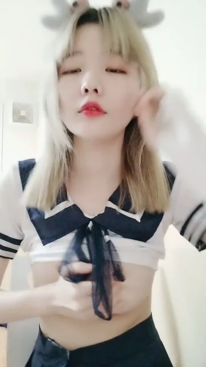 Screenshot 3 from Chinese Amateur Solo — Schoolgirl Uniform Masturbation with Mimi