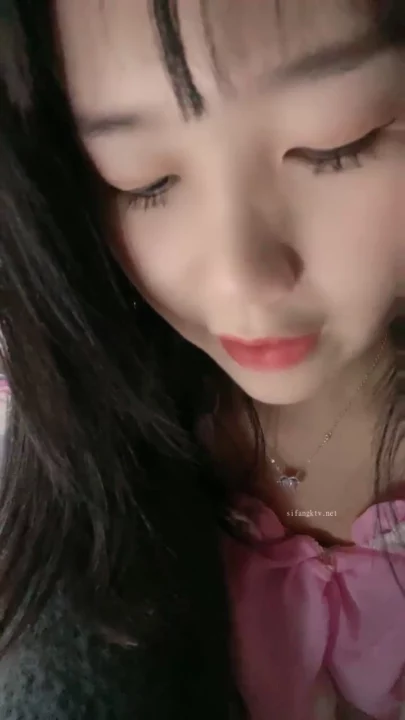 Screenshot 9 from Chinese Amateur Solo — Yuyu in Pink Lingerie and Fuzzy Cardigan