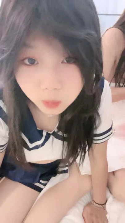 Screenshot 14 from Chinese Lesbian POV — Petite Babes in Stockings with Toys and Mutual Licking