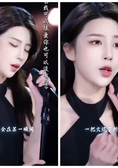 Screenshot 41 from Chinese Livestream Amateur Debut — Shanshan Sings in Black Halter Top