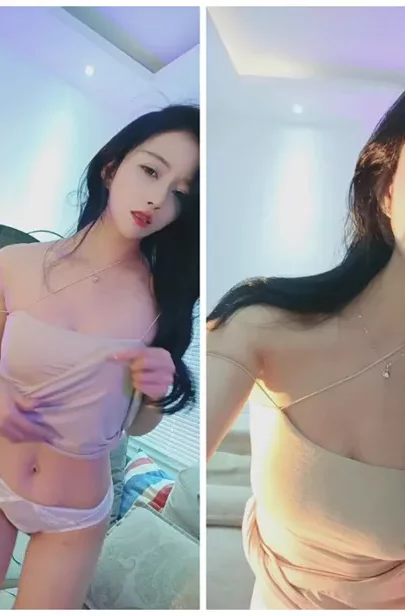Screenshot 17 from Chinese Livestream Amateur Face-Shown Selfie — Petite Beauty in Sheer Shirt